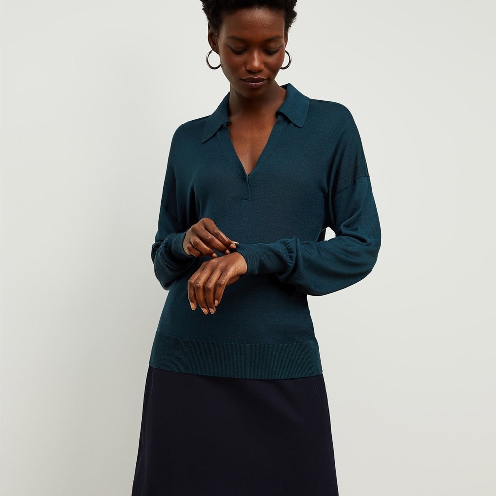 Leo Pullover in Silk Jersey from MM LaFleur - Picture 3 of 9